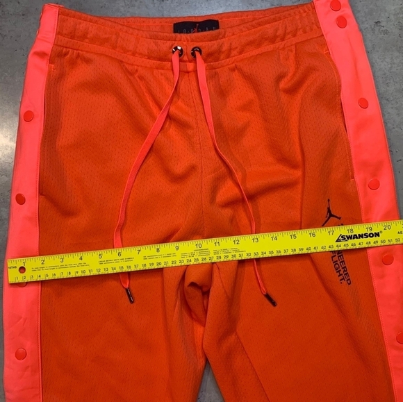 Nike Jordan 23E Flight Tech Lite  Snap Pants Infrared Men's AO6348-612 Size M - Picture 2 of 7